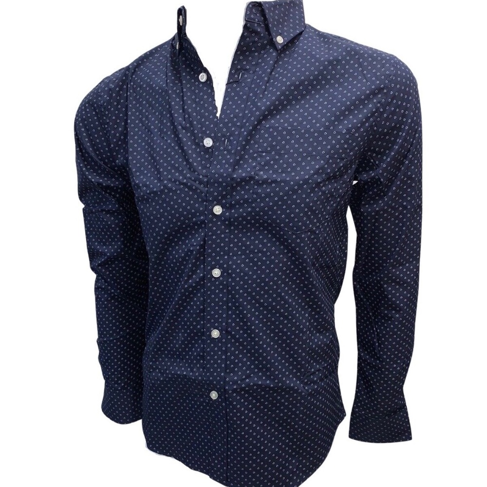 Banana Republic Mens Tech Stretch Cotton Slim Flex Fit Button Down Shirt NWT